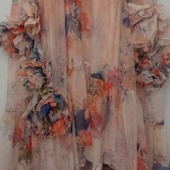 Maeve (Anthropologie) 3-D Tulle Mesh Skirt Sz M - Picture 12 of 16